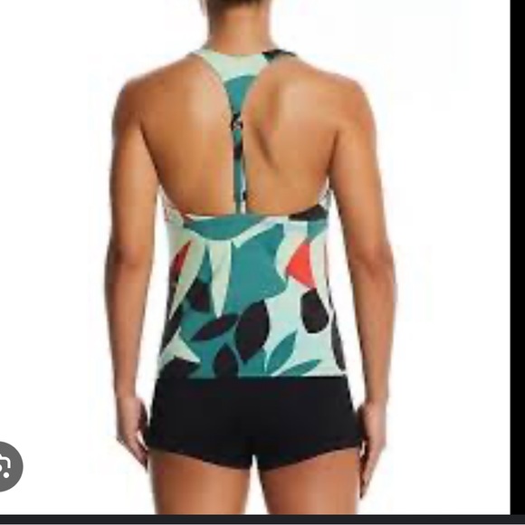 Nike Artistic Green and Red Bikini Swimwear - Picture 4 of 7